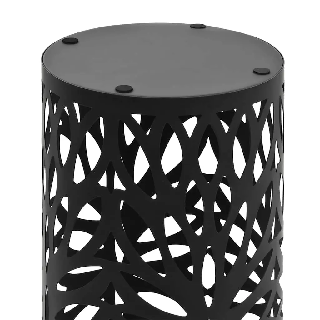 Umbrella Stand Steel Leaves Black Holder For Umbrellas Walking Sticks Canes