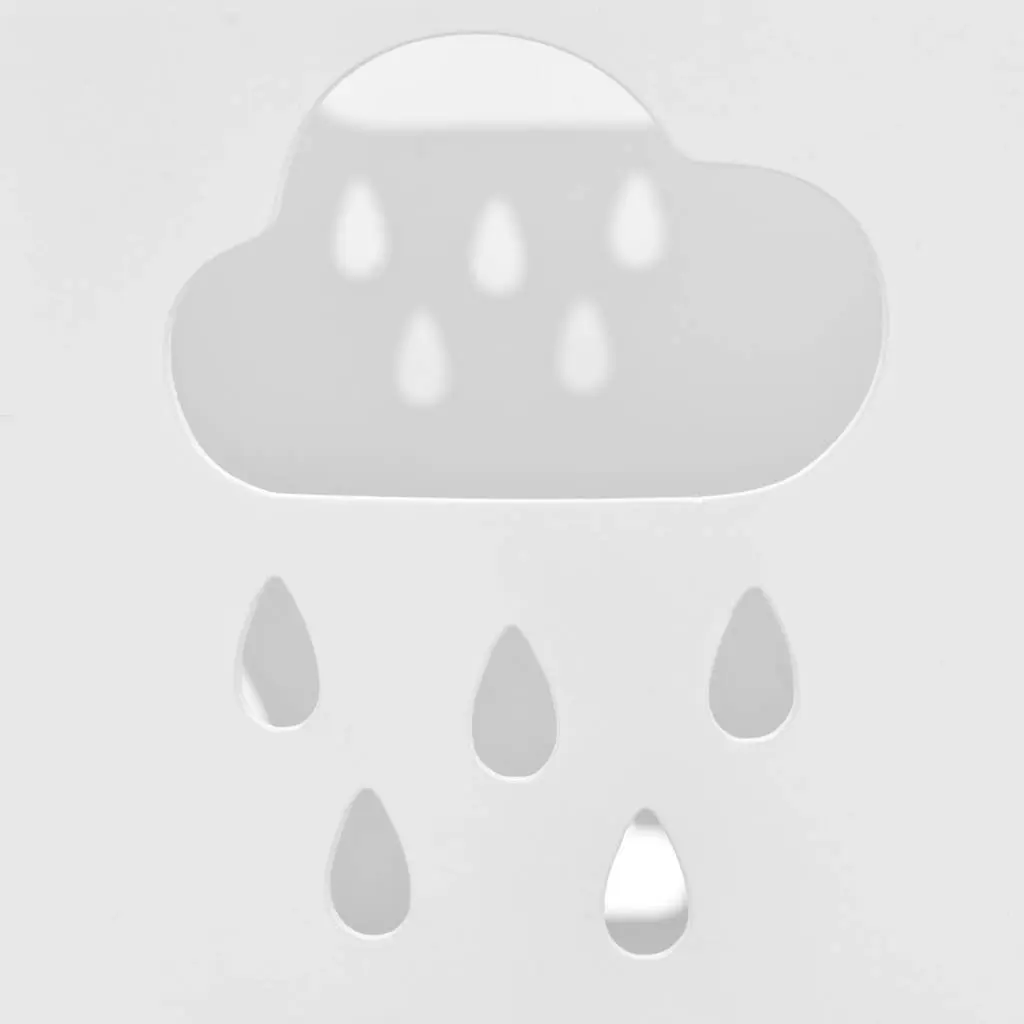 Steel Umbrella Stand Modern White for Entryway Storage with Removable Drip Tray