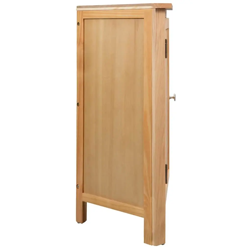 Corner Cabinet Wooden 59x45x80 cm Brown Storage Unit