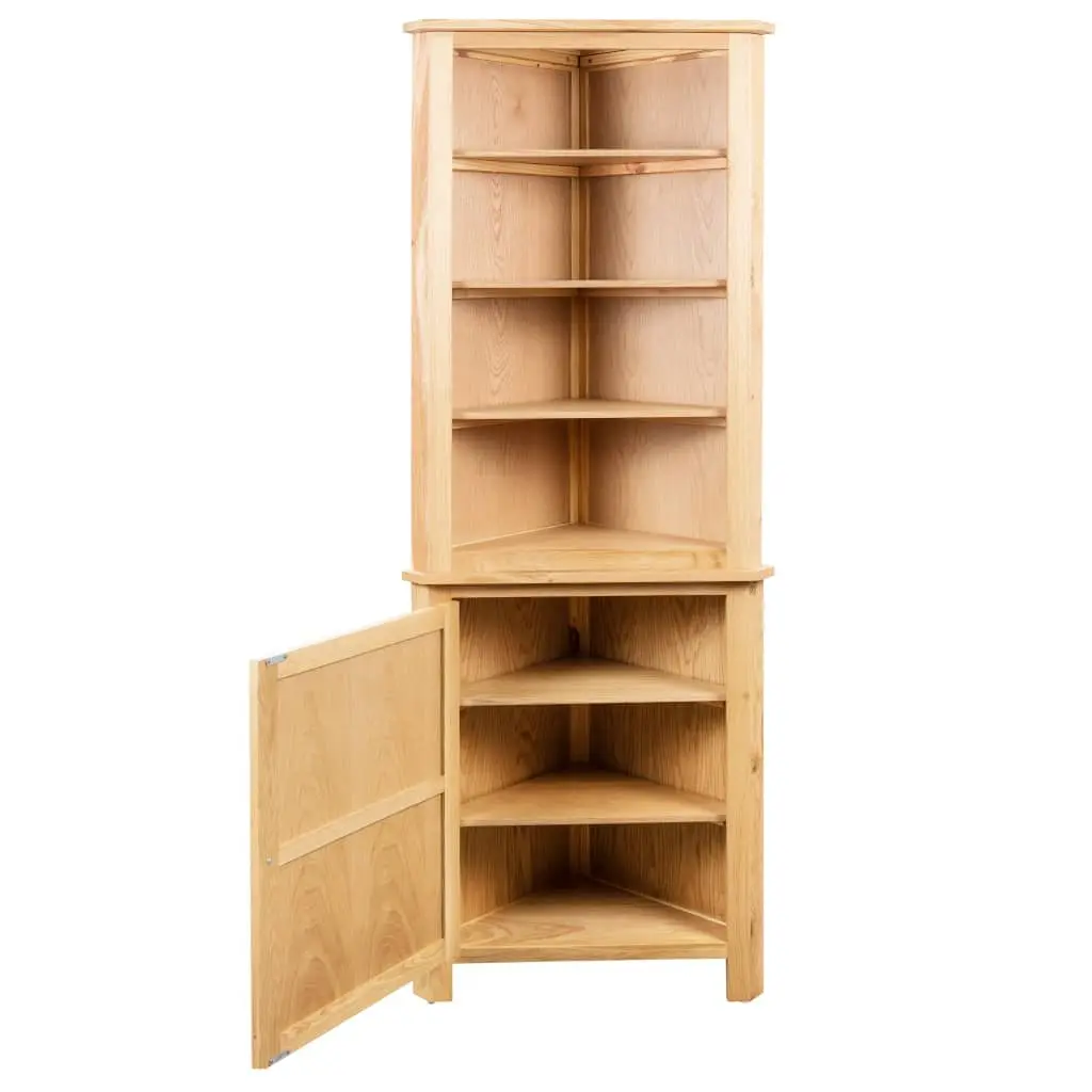 Corner Cabinet 59x36x180 cm Brown Storage Furniture for Kitchen Lounge Dining