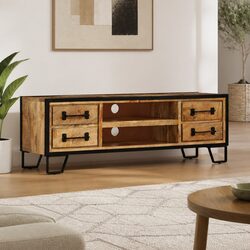 Practical TV Cabinet with Storage 120x30x40cm Brown