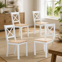 Practical Set of 4 Dining Chairs for Everyday Use