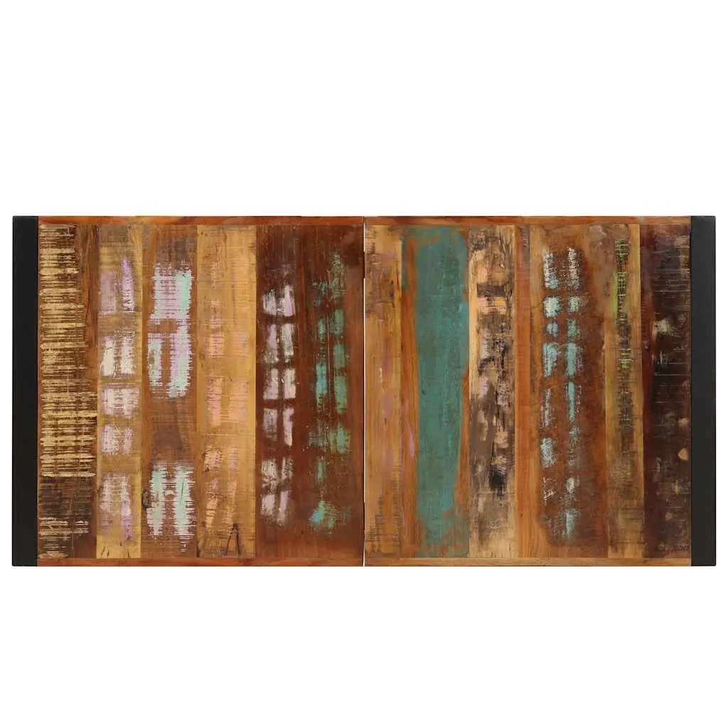 Dining Table 140x70x75 cm Solid Reclaimed Wood Rustic Kitchen Furniture