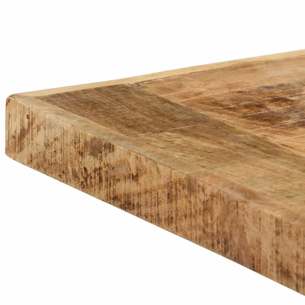 Dining Table Solid Mango Wood 140x70x75 cm Brown Industrial Style