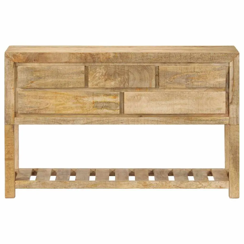 Sideboard 120x30x75 cm Brown Wooden Storage Cabinet with Drawers Shelf