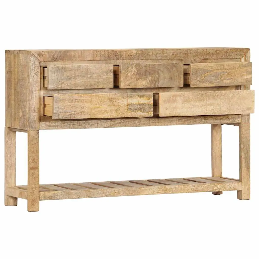 Sideboard 120x30x75 cm Brown Wooden Storage Cabinet with Drawers Shelf
