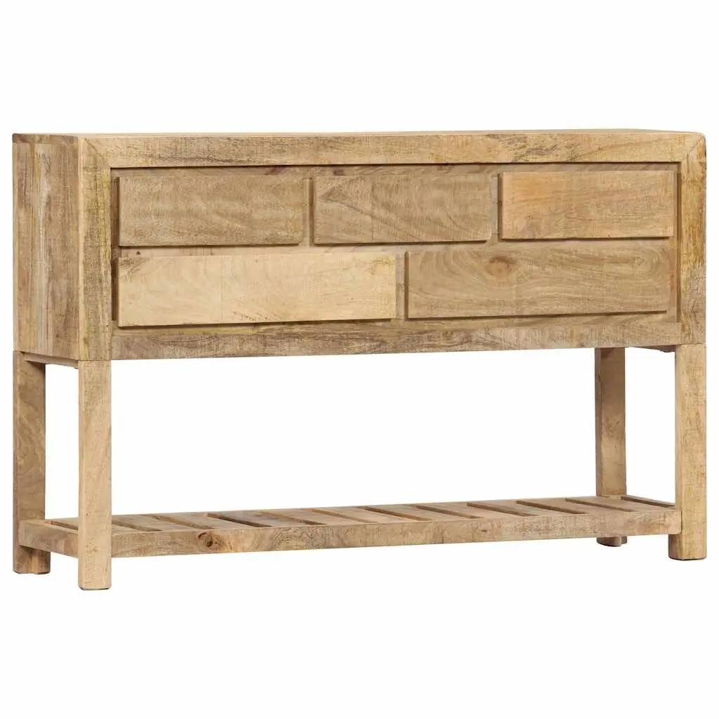 Sideboard 120x30x75 cm Brown Wooden Storage Cabinet with Drawers Shelf