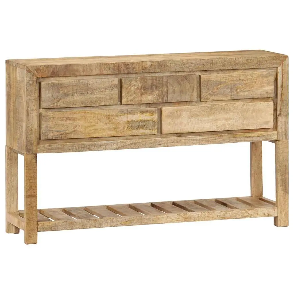 Sideboard 120x30x75 cm Brown Wooden Storage Cabinet with Drawers Shelf