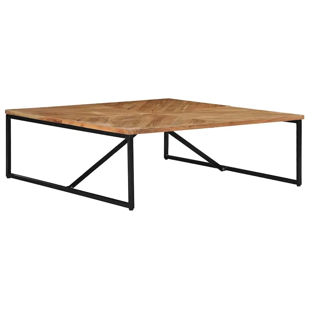 Coffee Table 110x110x36 cm Solid Acacia Wood Brown Living Room Furniture