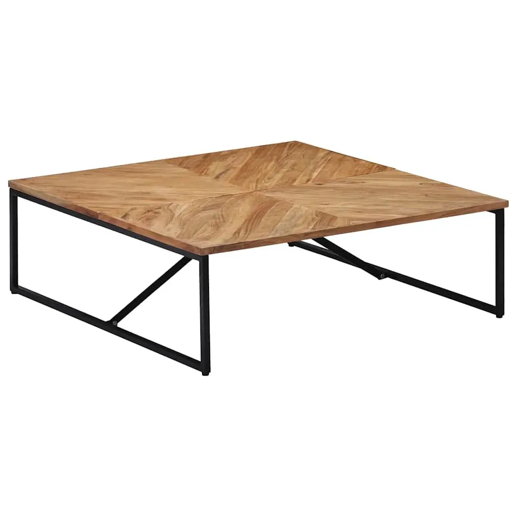 Coffee Table 110x110x36 cm Solid Acacia Wood Brown Living Room Furniture