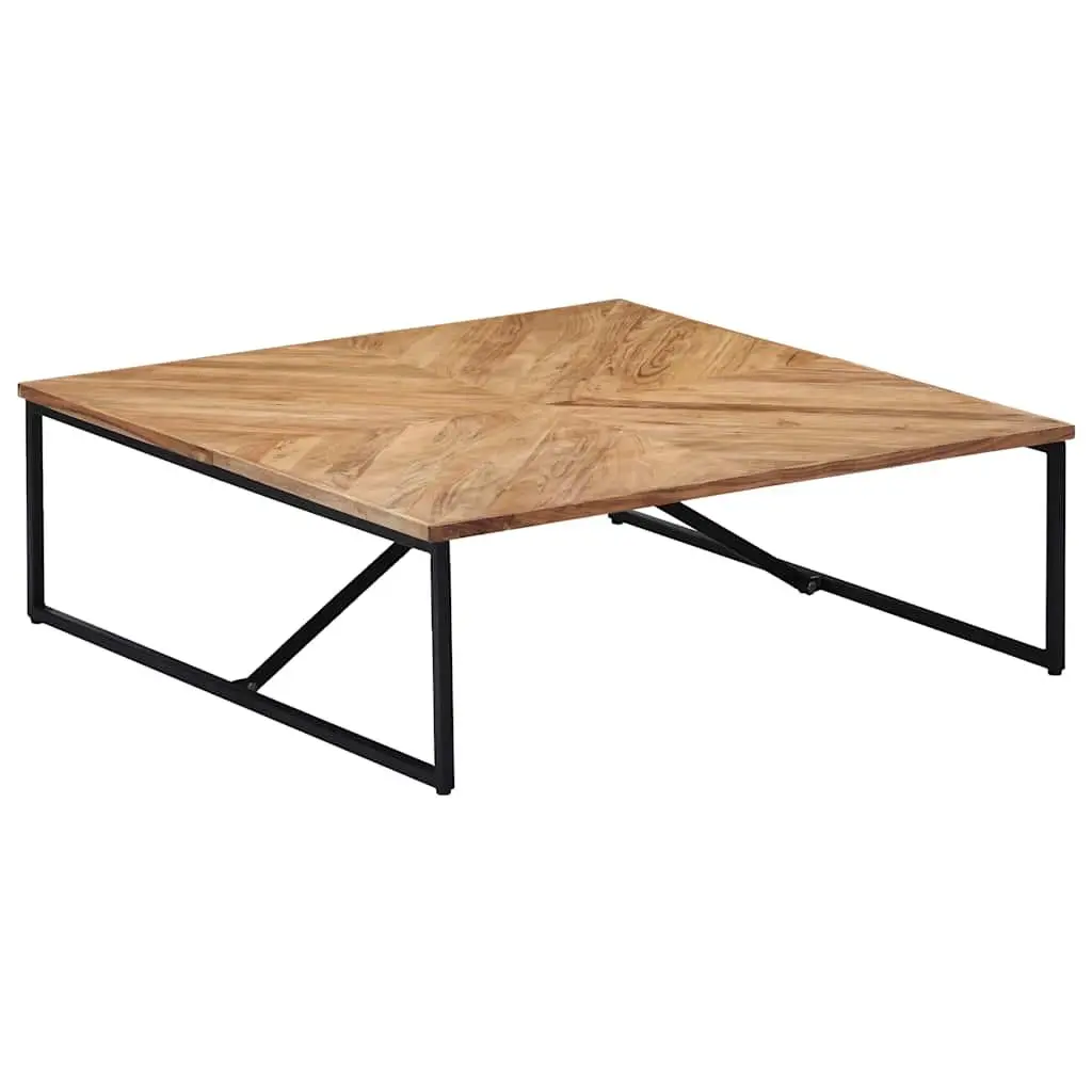 Coffee Table 110x110x36 cm Solid Acacia Wood Brown Living Room Furniture