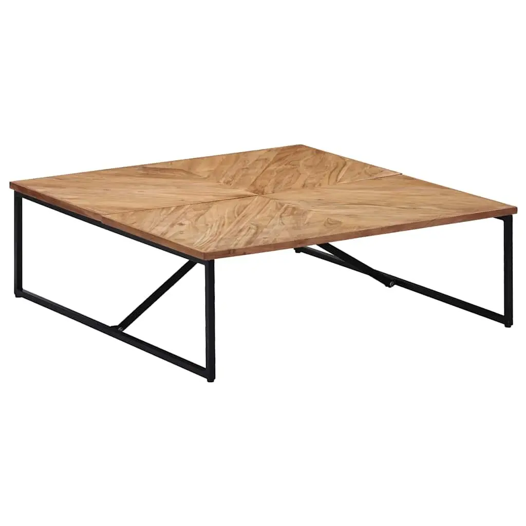 Coffee Table 110x110x36 cm Solid Acacia Wood Brown Living Room Furniture
