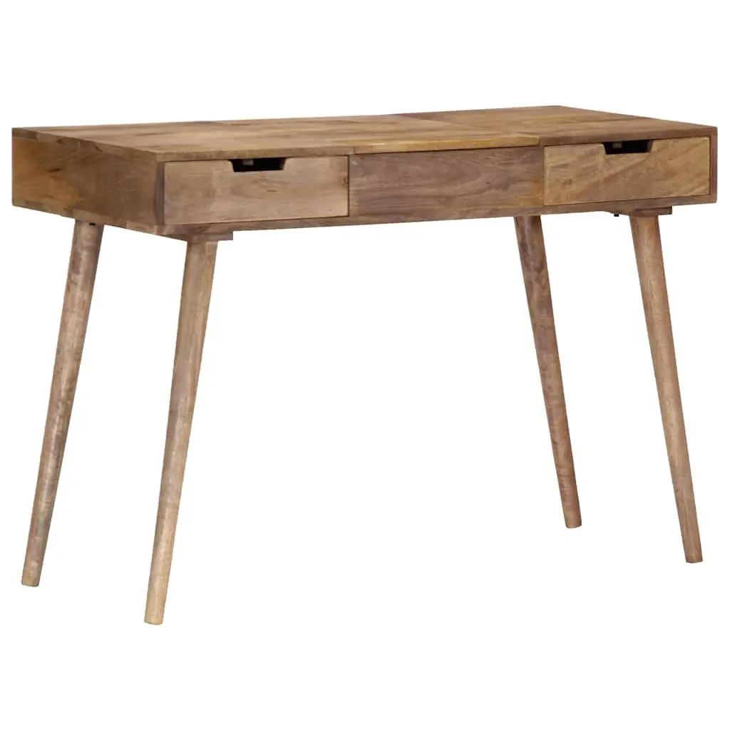Dressing Table 112x45x76 cm Bedroom Vanity with Mirror 2 Drawers 4 Compartments
