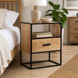 Functional Nightstand for Daily Use 40x30x50cm