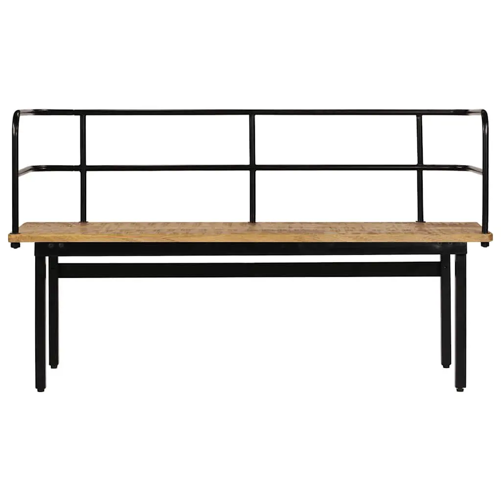 Solid Mango Wood Bench 120x40x70 cm Brown Storage Entryway Hall Seat
