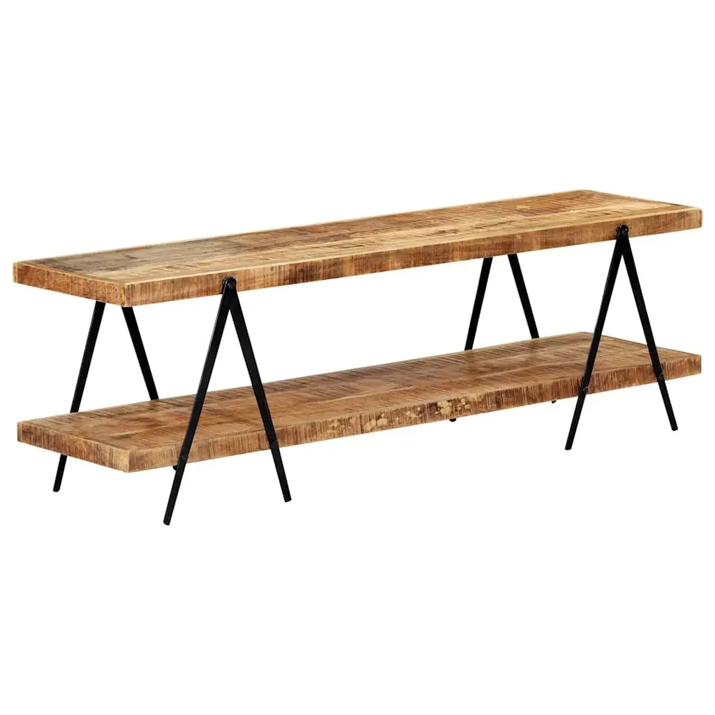 TV Cabinet 160x40x50 cm Solid Mango Wood Storage Unit Media Furniture