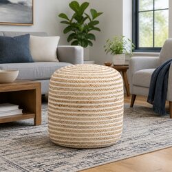 Practical Pouffe for Everyday Use in Your Living Room 40x45cm