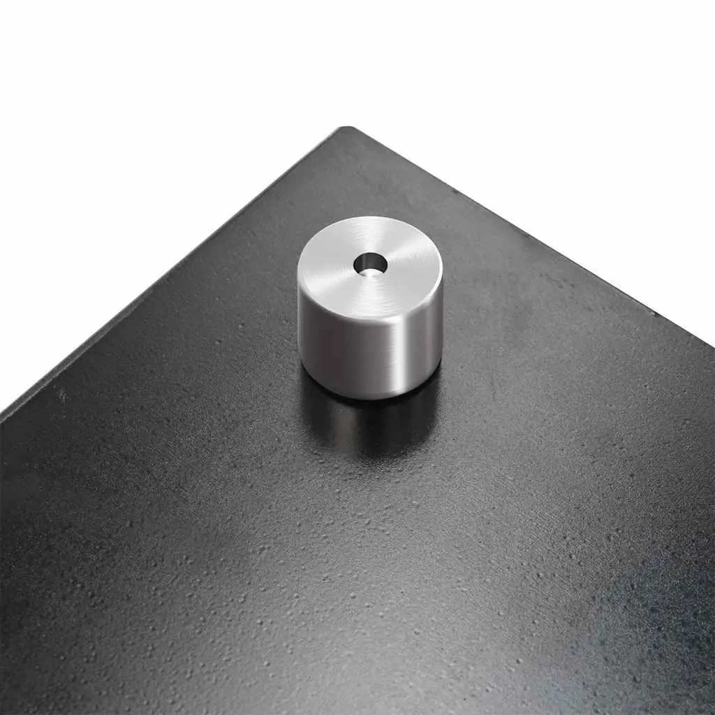 Tempered Glass Black Kitchen Splash Guard 70x50cm Heat Resistant Backsplash