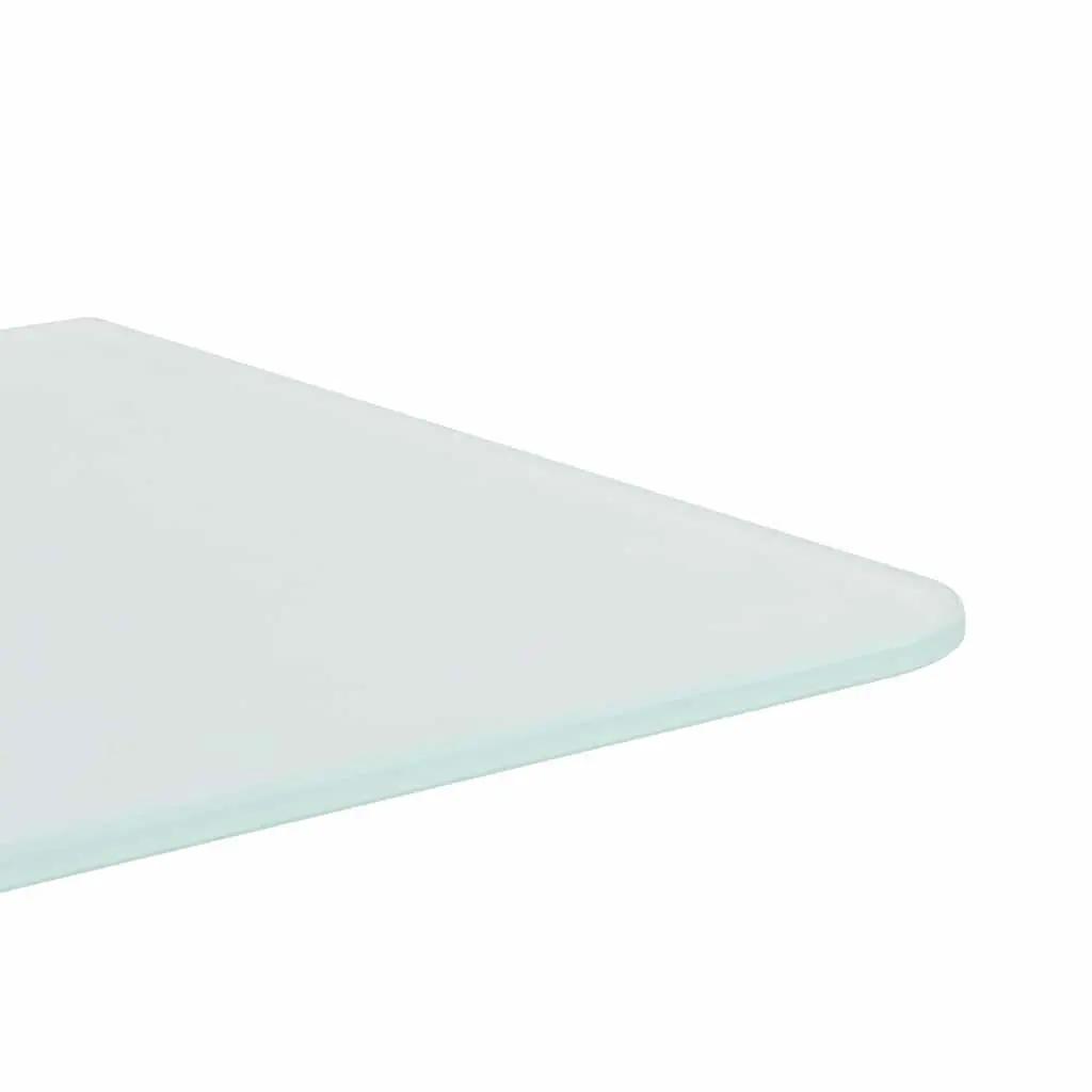 Tempered Glass Wall-mounted Urinal Privacy Screen Bathroom Partition 90x40cm Transparent