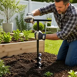 Practical 100mm Ground Drill Auger for Home Gardening