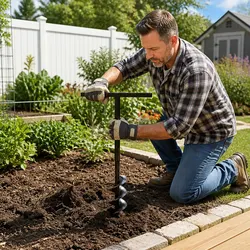 Practical 120mm Ground Drill for Home and Garden Use