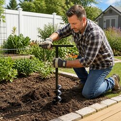 120mm Ground Drill for Home and Garden Use