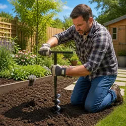 Practical Ground Drill Auger for Home Gardening