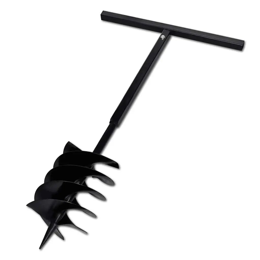200mmSteelGroundDrillwithHandleand5mExtensionTubesforSoilAerationandPlanting