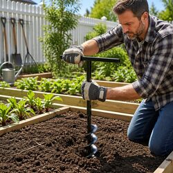 Practical 200mm Ground Drill for Your Gardening Tasks
