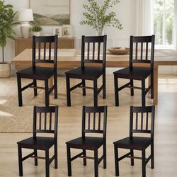 6 Dining Chairs for Your Kitchen or Dining Room - Brown