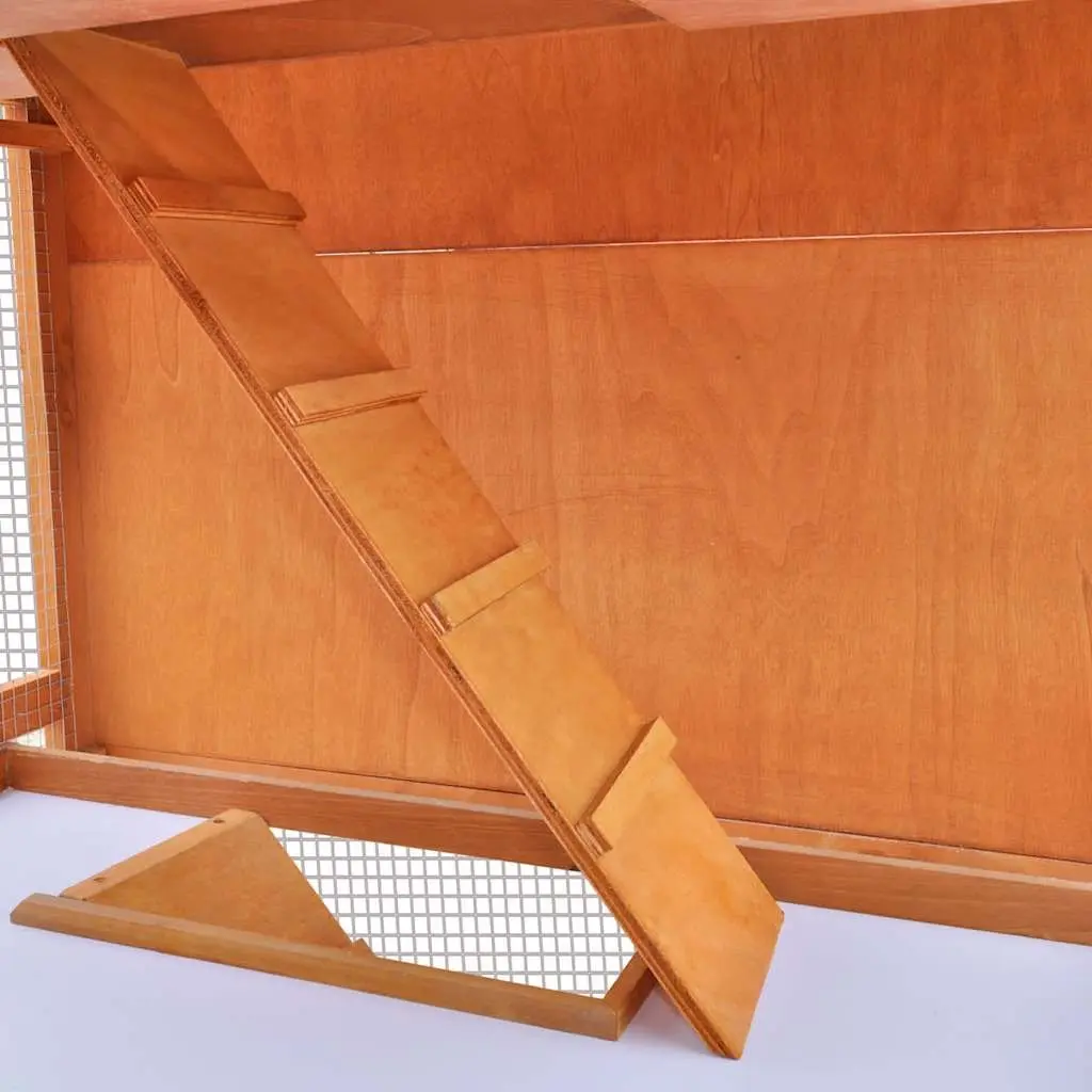 3-Tier Rabbit Hutch for Outdoor Use