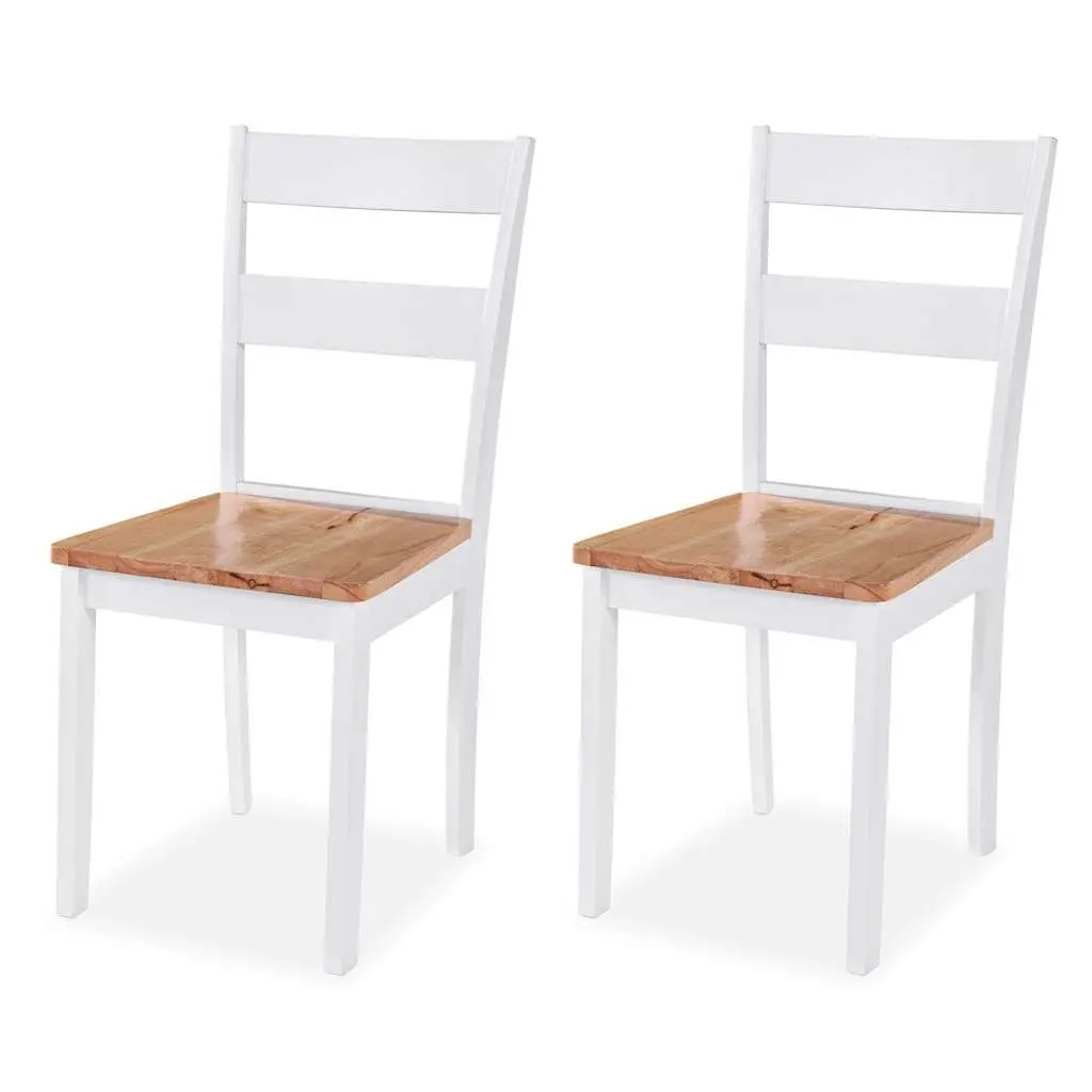 Dining Set 3 Pieces Drop-Leaf Table Chairs White Kitchen Furniture Compact