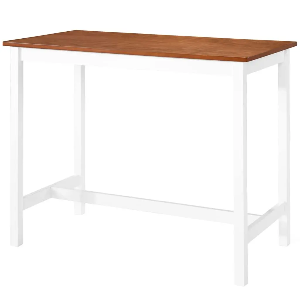 3-Piece Bar Table and Stool Set for Home Use