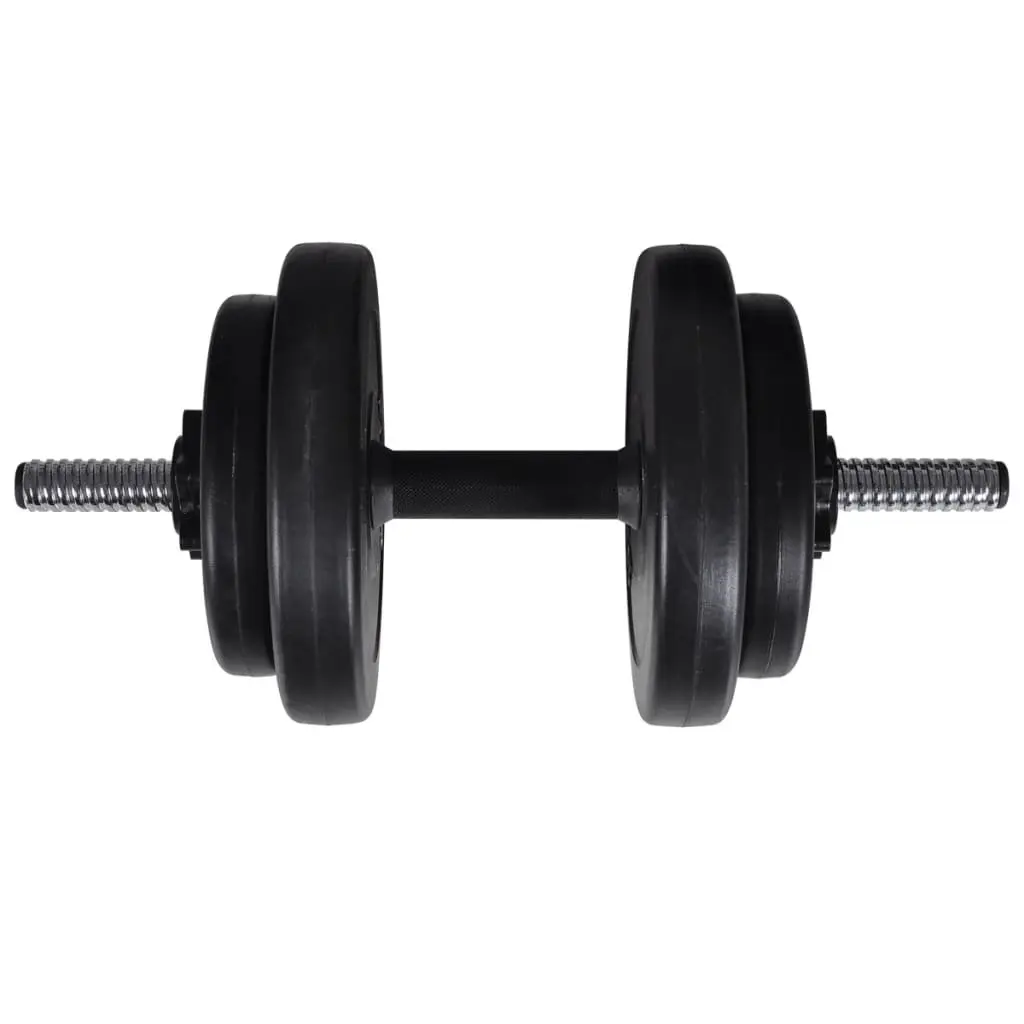 Workout Bench Adjustable Backrest Steel 60.5kg Black