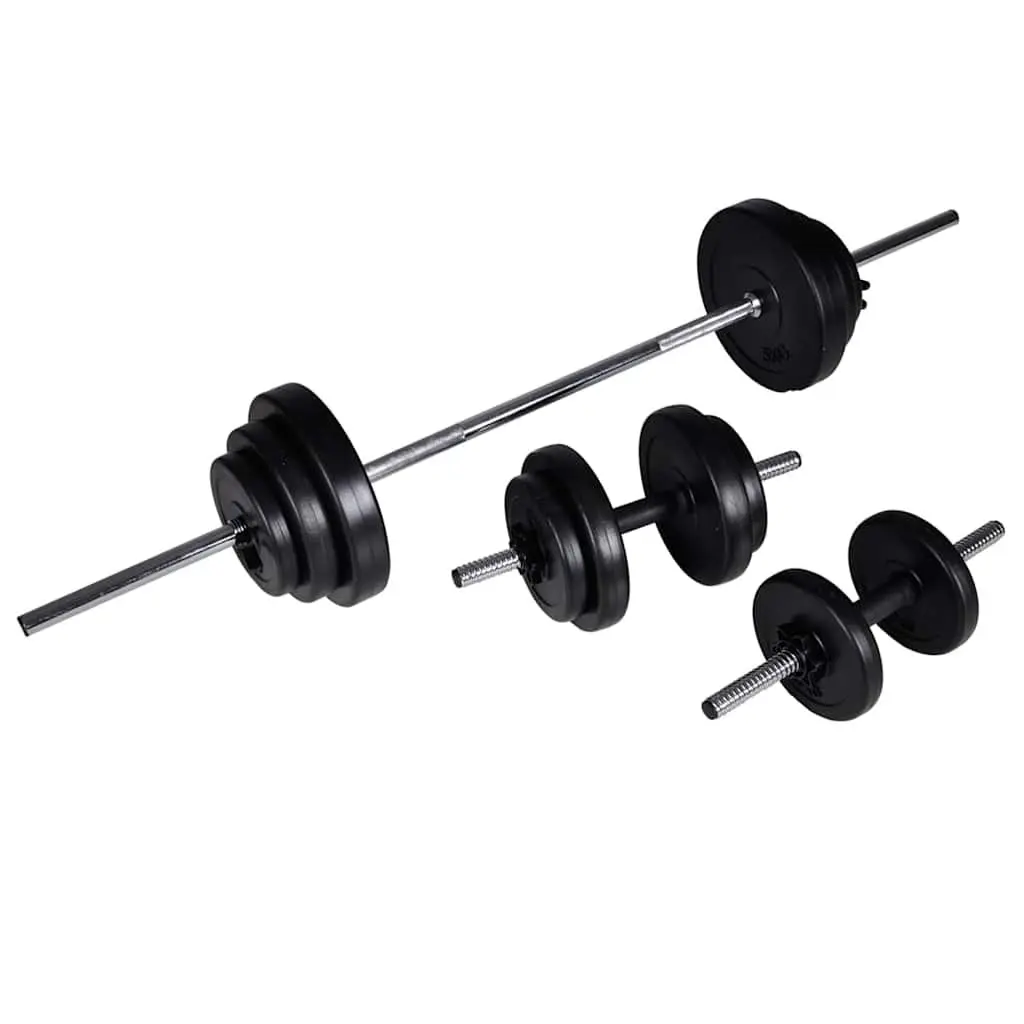 Adjustable Weight Bench Steel Frame 30.5kg White