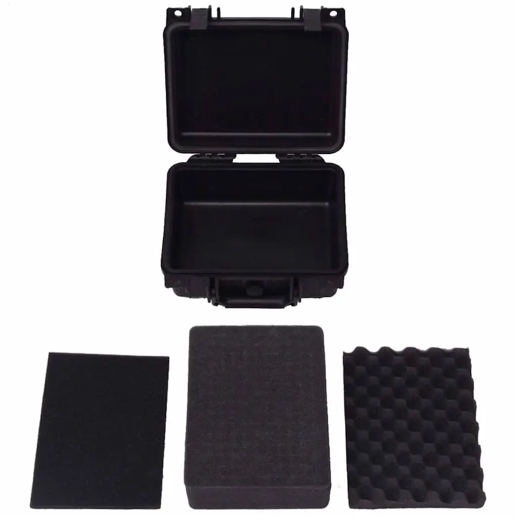 Camera Bag Hard Shell Travel Storage Durable Protective Case Black 27x24.6x12.4cm