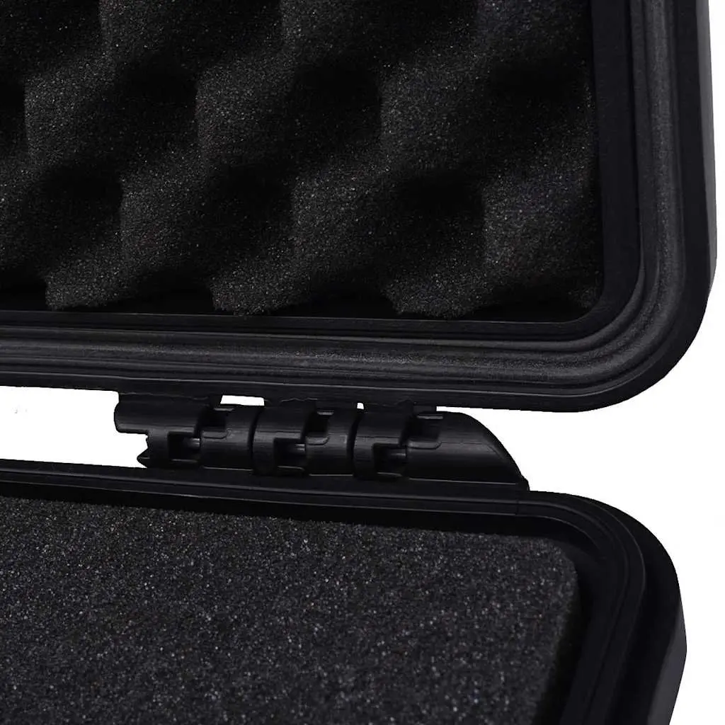 Camera Bag Hard Shell Travel Storage Durable Protective Case Black 27x24.6x12.4cm