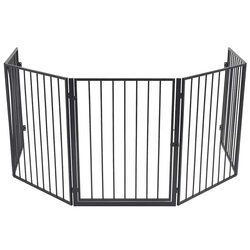 Practical Fireplace Barrier to Keep Pets Safe at Home