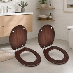 Practical Toilet Seat Solution - 2 Pack for Home Use
