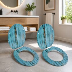 Practical Toilet Seats with Lids for Everyday Use - 2 Pack