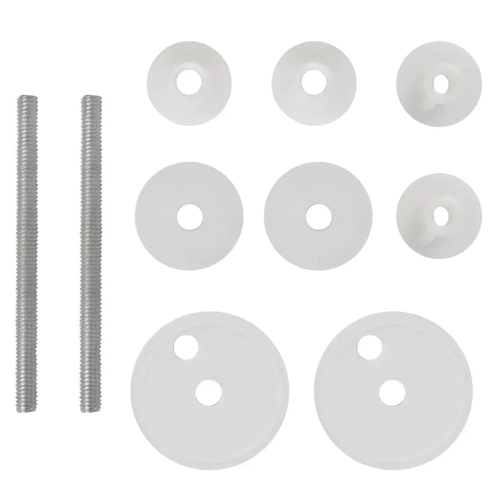 Toilet Seats with Lids MDF Multicolour 2 pcs Chrome Hinges