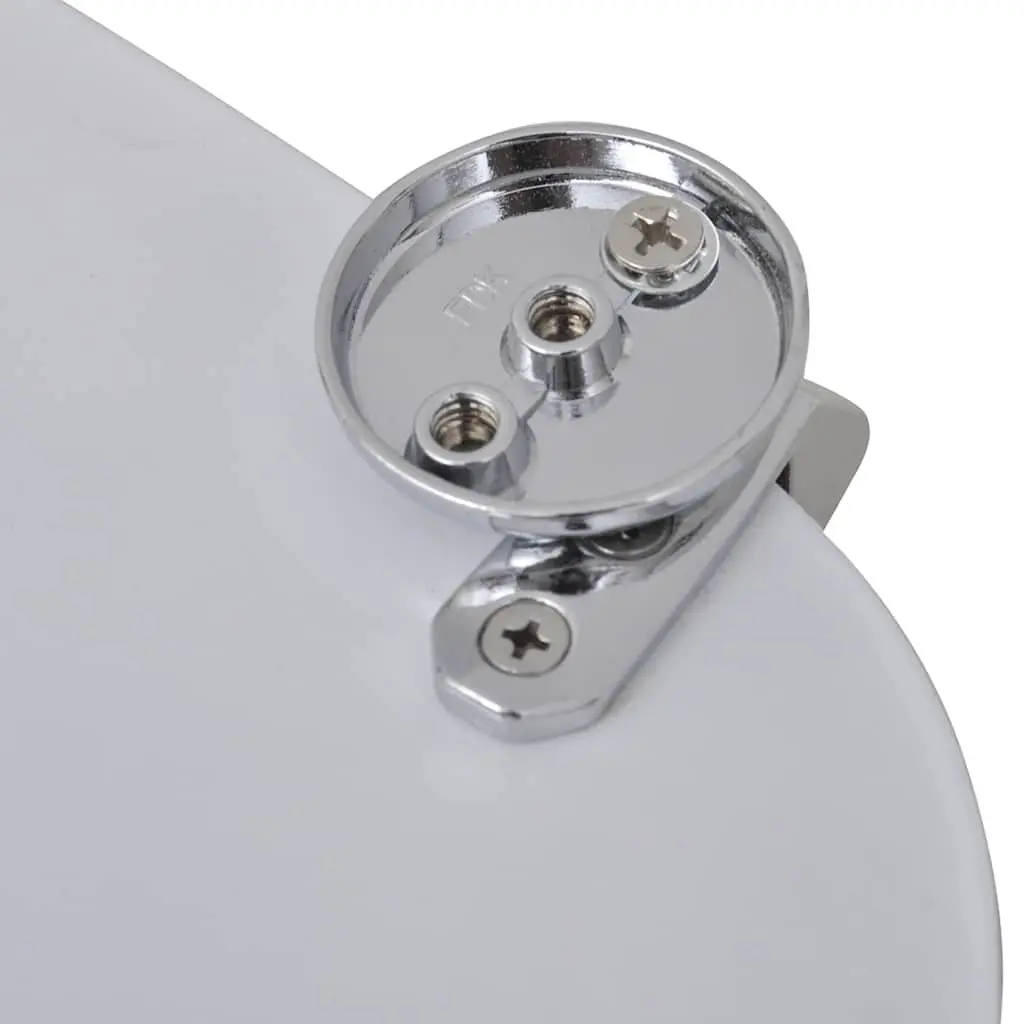 Toilet Seat with Lid MDF Multicolour Bathroom Fixture 2 Pack Adjustable Hinges