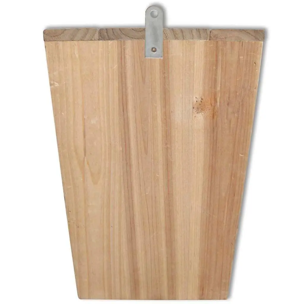 Bat Houses Wooden 4 Piece Brown Garden Roosting Boxes Wildlife Shelter Nesting