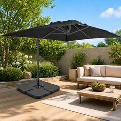 Ideal Grey Garden Parasol for Home Outdoor Use
