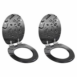 Toilet Seats 2 Pack: Ideal for Any Home Bathroom