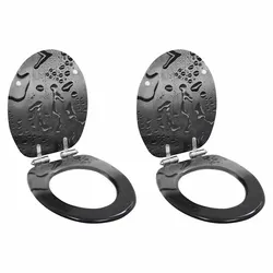 Toilet Seats 2 Pack: Ideal for Any Home Bathroom
