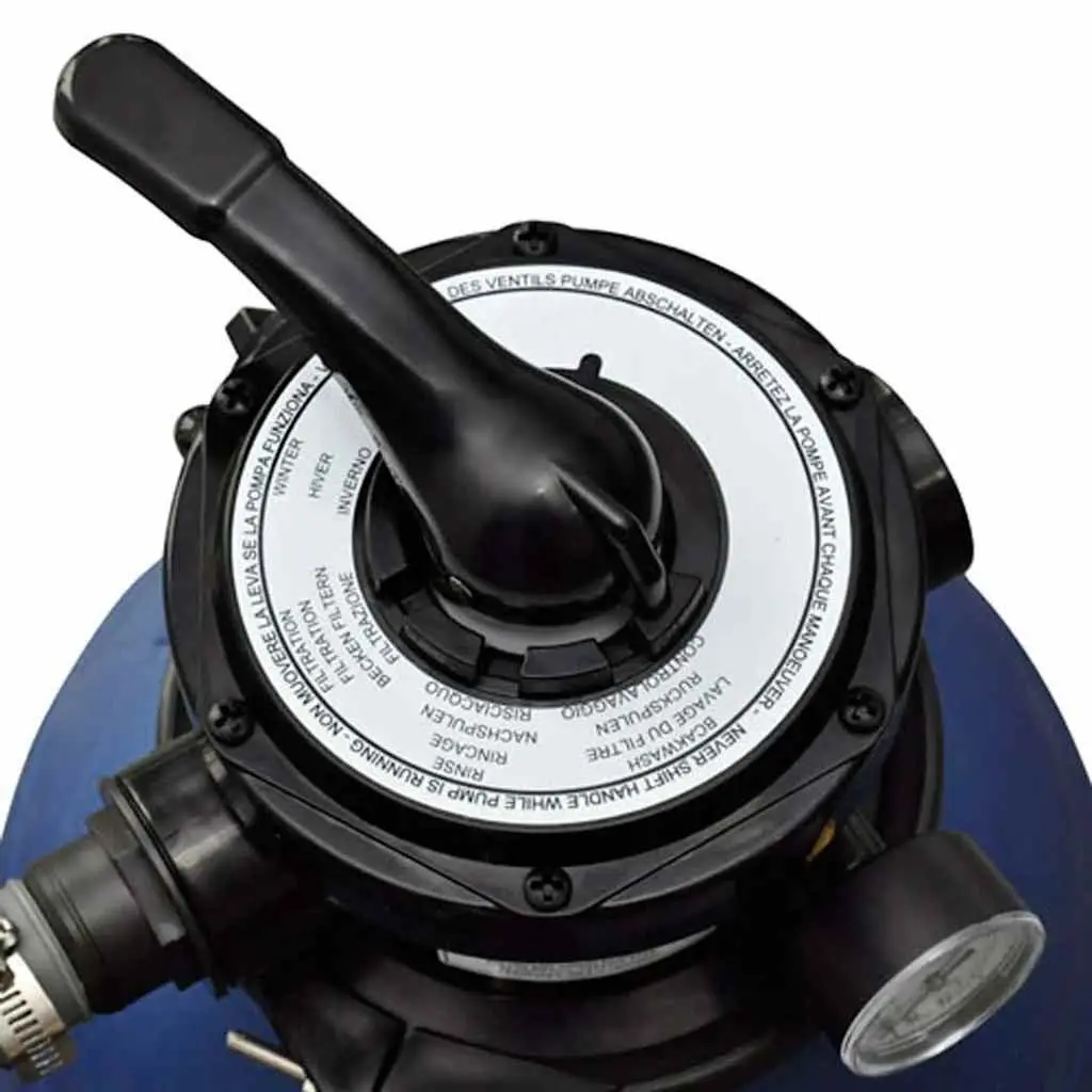Sand Filter Pump 400W Above Ground 11000 L/h Durable Corrosion Proof Filtration System for Pool Spa Set of 2
