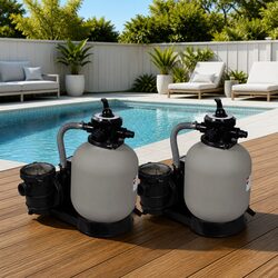 Practical Sand Filter Pump 600W Set - Ideal for Pools