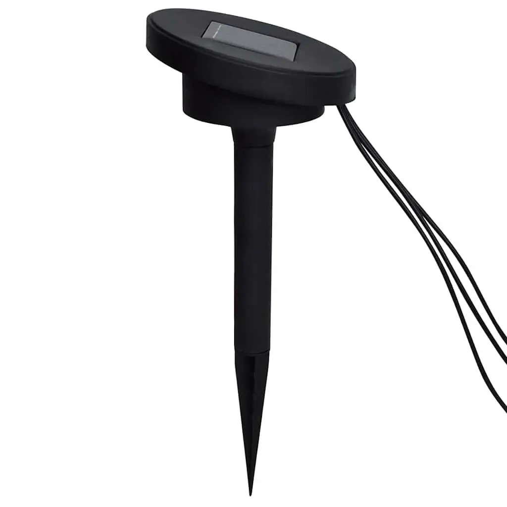 Floating Solar Ball Lights LED 6 Piece Black Durable Plastic Outdoor Pool Pond Garden Lighting