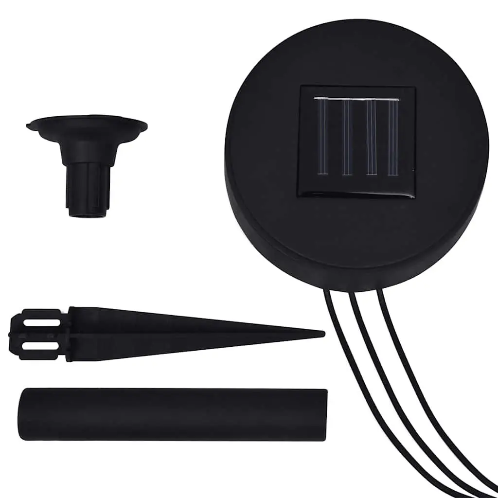 Floating Solar Ball Lights LED 6 Piece Black Durable Plastic Outdoor Pool Pond Garden Lighting
